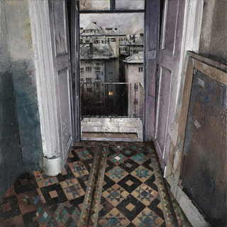 Illustration for article titled Post-apocalyptic paintings of abandoned buildings
